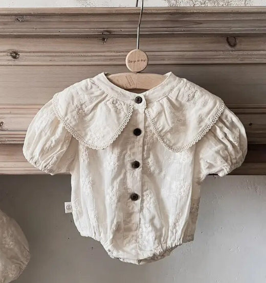 Embroidered Romper