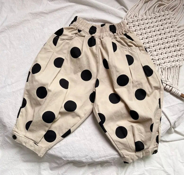 Spotted Oversized Trousers