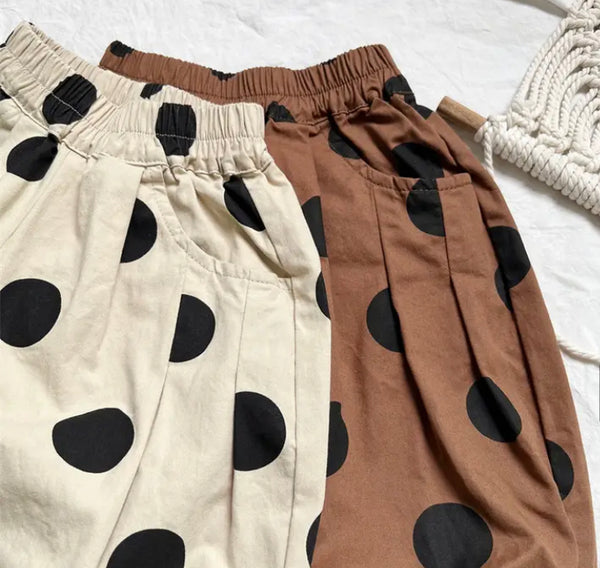Spotted Oversized Trousers