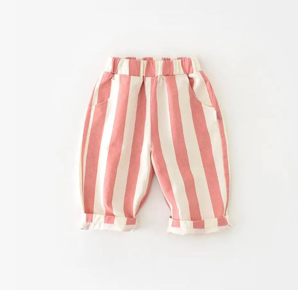 Green Stripe Trousers