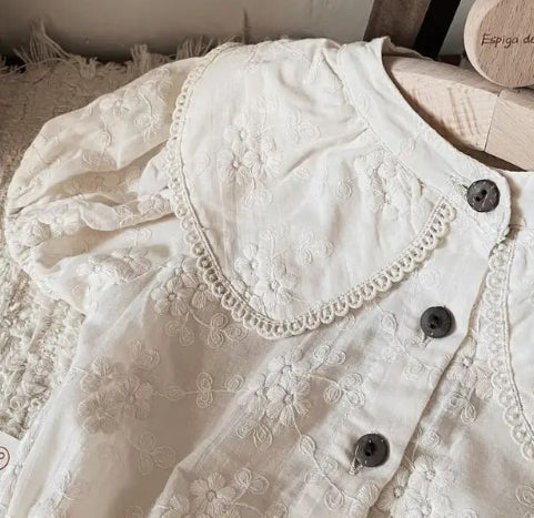 Embroidered Romper
