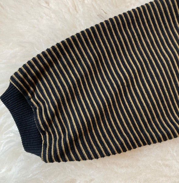 Knitted Long Sleeve Top (Black)