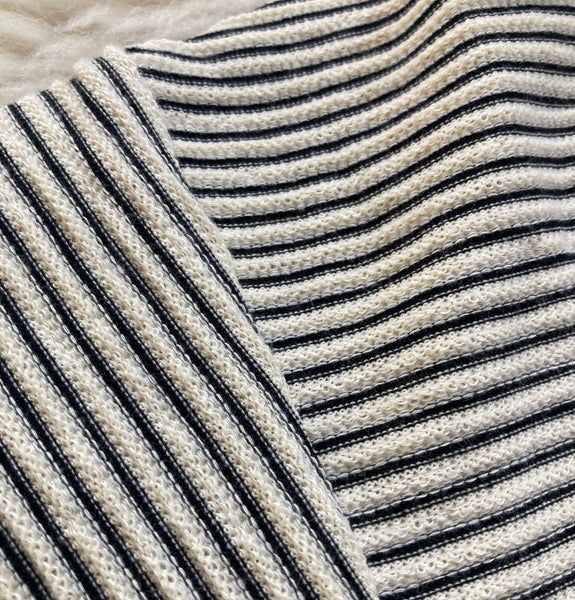 Knitted Long Sleeve Top (Beige)