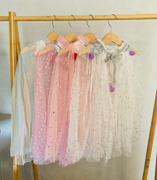 Dress up PomPom Cape (Various colours)