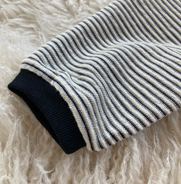Knitted Long Sleeve Top (Beige)