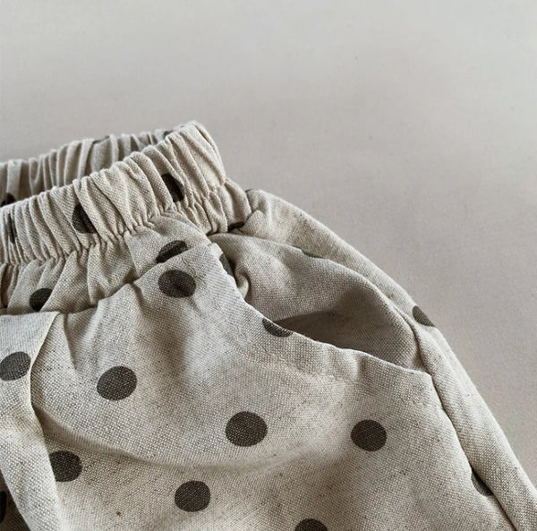 Cropped Cotton Trousers
