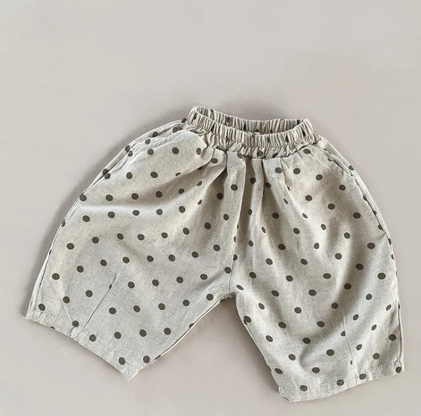 Cropped Cotton Trousers