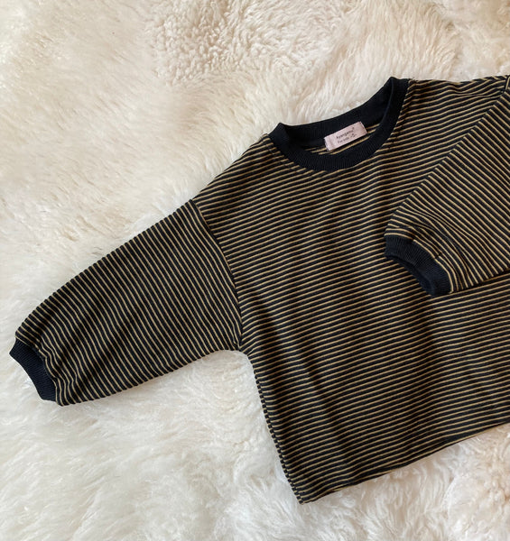 Knitted Long Sleeve Top (Black)