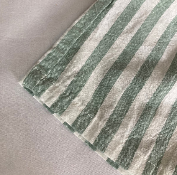 Stripe Cotton Shorts (Mint)
