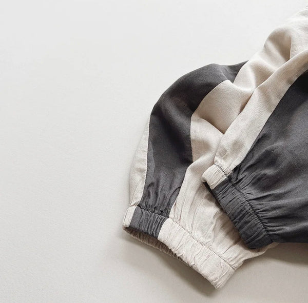 Side Stripe Trousers (Slate Grey)