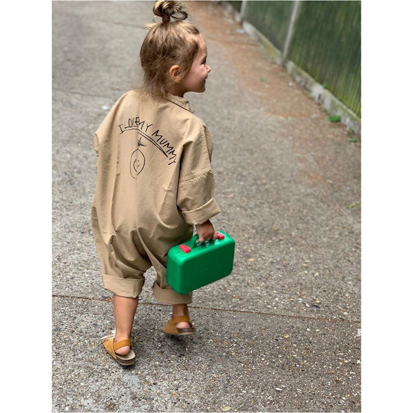 Love My Mummy Overalls (Beige)