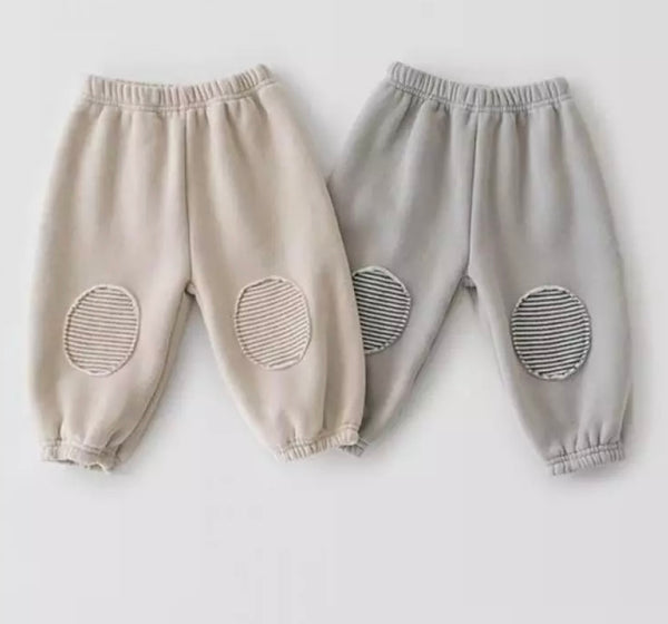 Stripe Lined Teddy Tracksuit (Beige)