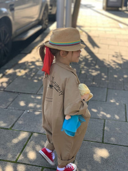 Love My Mummy Overalls (Beige)