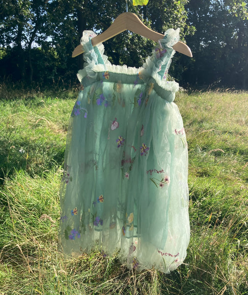 Flower Dress (Mint)