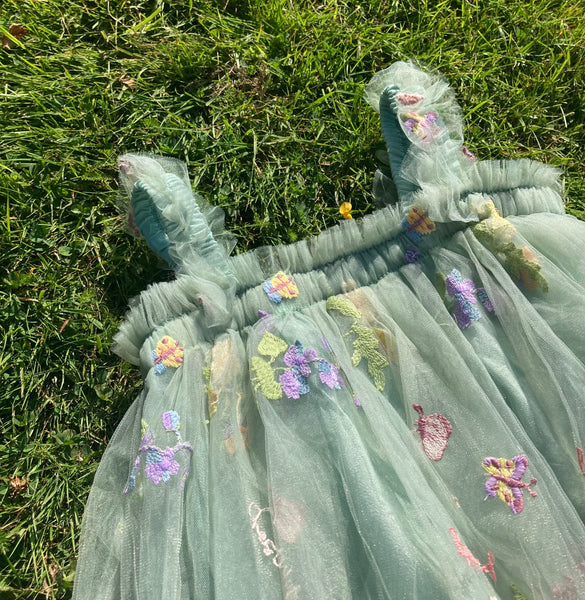 Flower Dress (Mint)