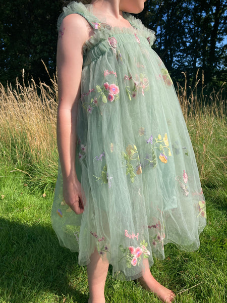 Flower Dress (Mint)