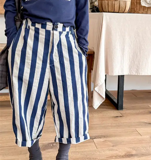 Blue Stripe Trousers