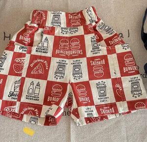 Condiments Shorts (Red)
