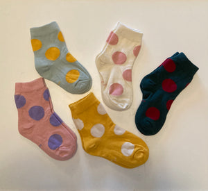 Spotted Socks 5 pack (Brights)