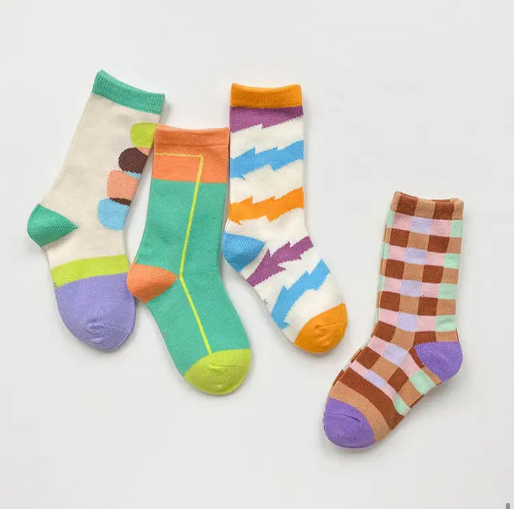 Colourful Socks (Set of Four)