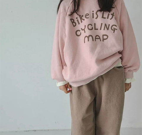 Cycling Sweatshirt (Pink)