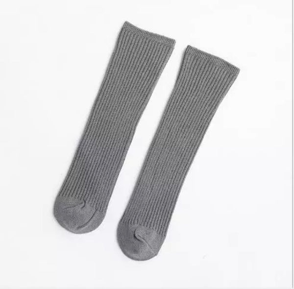 Ribbed knee high socks (Various colours)